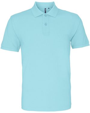 Asquith & Fox Poloshirt Met Korte Mouwen (Heldere Oceaan) - Blauw
