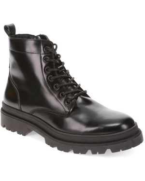 Jones Bootmaker Dewsbury Lace-Up Boots - Black