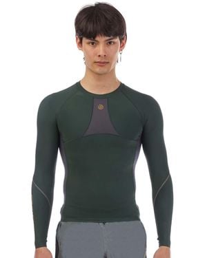 Skins Series-3 Long Sleeve Top - Green