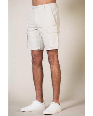 French Connection Cotton Cargo Shorts - Natural