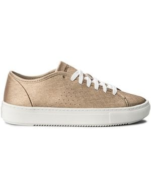 Le Coq Sportif Jane Metallic Trainers Leather - White