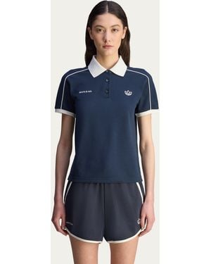 adidas Originals Sporty & Rich Polo Tee - Blue