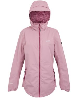 Regatta Ladies Hamara Iv Waterproof Jacket (Lilas) - Pink