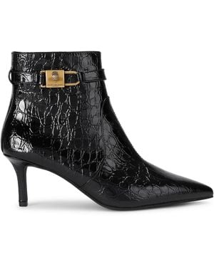 Kurt Geiger Leather Brixton Ankle Boots - Black
