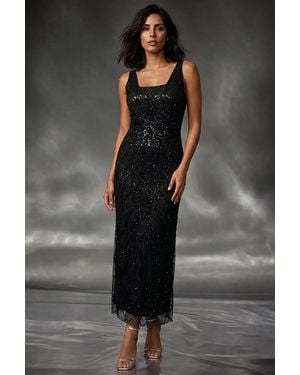 D.u.s.k Embellished Maxi Dress - Black