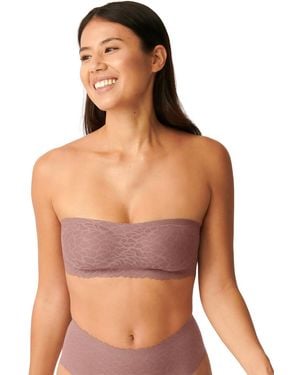 Sloggi Zero Feel Lace 2.0 Bandeau Bra - Brown