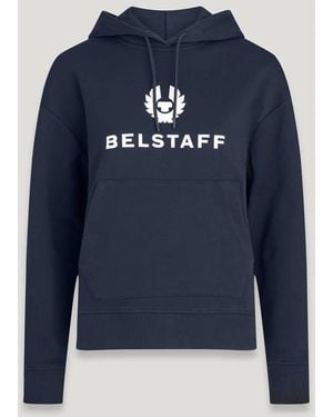 Belstaff Deep Rio Hoodie - Blue