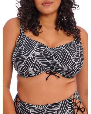 Elomi Kata Beach Crop Bikini Top - Grey