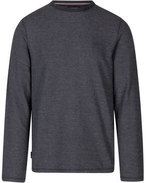 Trespass Calverley Sweatshirt (Dark Flint Marl) - Grey