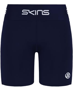 Skins Series-1 Half Tights Shorts - Blue