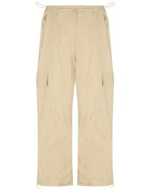 Timberland Adult Parachute Wide Cargo Trousers (Safari) - Natural