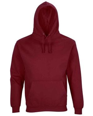 Sol's Adult Condor Hoodie - Red