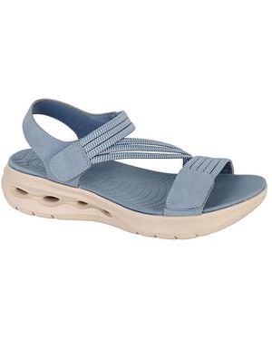 Cipriata Elena Ankle Strap Sandals Textile - Blue