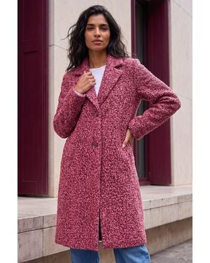 Roman Teddy Smart Coat - Pink