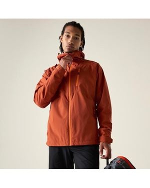Dare 2b Breathe Out Waterproof Jacket (Arabian Spice) - Red