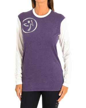 Zumba Long Sleeve Sweatshirt Z2T00136 - Purple