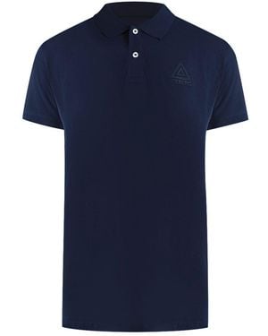 Ice Iceberg Triangle Logo Polo Shirt Cotton - Blue
