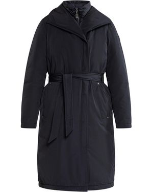 Dreimaster Winterjas Stormwolk Dames Zwart - Blauw