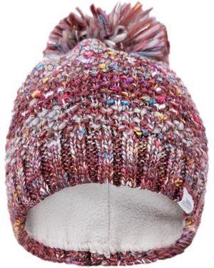 Trespass Ladies Zabella Knitted Beanie (Dark Cherry) - Red