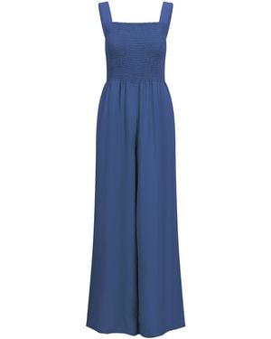 Trespass Ladies Cove Full Length Sleeveless Casual Jumpsuit (Coastal) Viscose - Blue