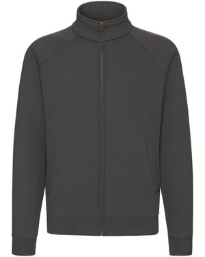 Fruit Of The Loom Premium Sweat Jacket (Light Graphite) - Grey