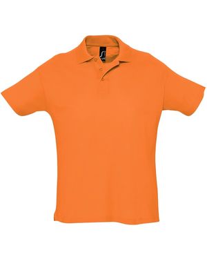 Sol's Summer Ii Pique Short Sleeve Polo Shirt - Orange