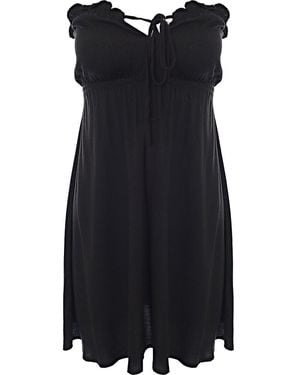 Cotton On Cotton:On Tiered Bandeau Dress - Black