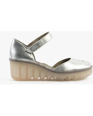 Fly London Biso305Fly Sandals Leather - Metallic