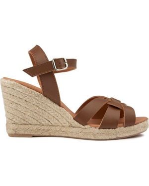 V.Gan Vegan Rhubarb Espadrille Sandals - Brown
