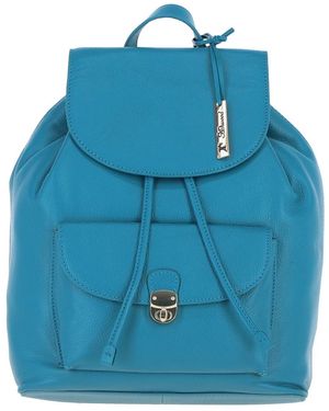 Ashwood Leather Exquisite Genuine Compact Backpack - Blue