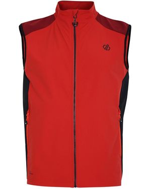 Dare 2b Lattitudinal Ii Shell Gilet Met Volledige Ritssluiting In Rood