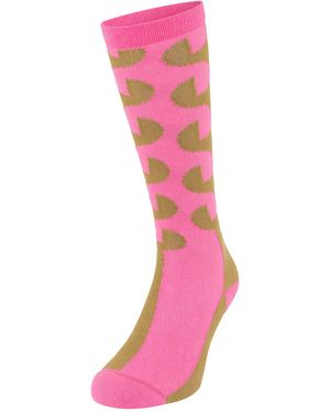 Asics Printed Long Socks Polyamide - Pink