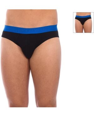 Bikkembergs Pack-2 Fashion Slips Bicolour Bkk1Usp04Bi - Blue