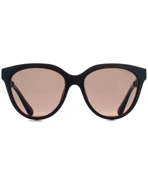 ARMANI EXCHANGE Cat Eye Shiny Transparent Dark Ax4148Su - Brown