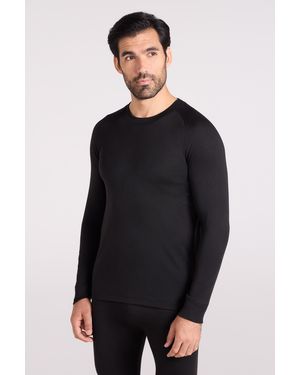 Mountain Warehouse 'Talus' Thermal Base Layer Top Quick Drying Breathable - Black