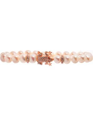 Lancaster Jla-Br-Frog-2-Wh Ladies Bracelet - Pink