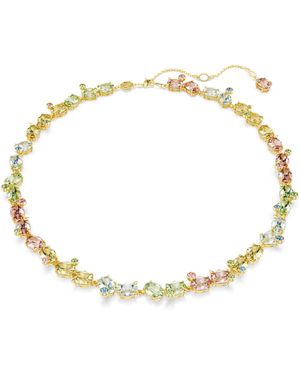 Swarovski 'Gema' Plated Metal Necklace - Metallic