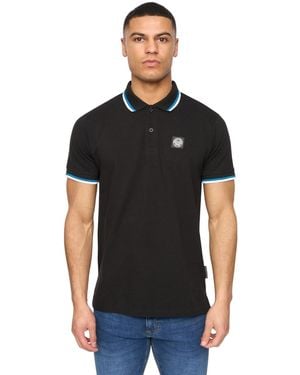 Henleys Henalpha Polo Shirt Cotton - Black
