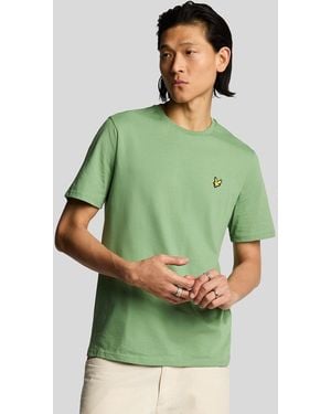 Lyle & Scott Smoke Plain T-Shirt - Green