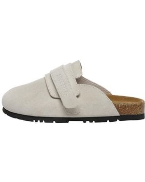EVER AU Australia Norfolk Leather Sandals - Grey