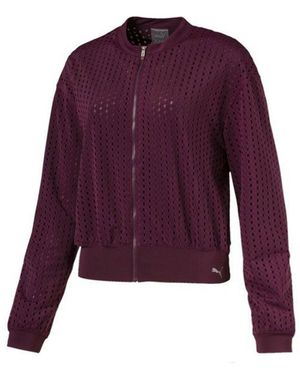 PUMA Luxe Cardigan Textile - Purple