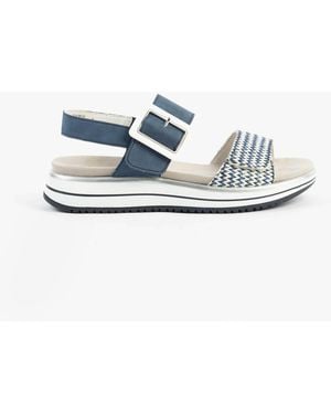 Remonte D1J53-14 Sandals Combination Leather - Blue