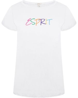 Esprit Ladies T-Shirt Cotton - White