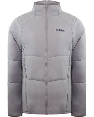 Jack Wolfskin Bergland Seagull Padded Jacket - Grey