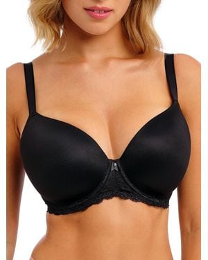Freya Offbeat Moulded Demi T-Shirt Bra - Black