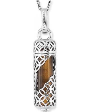 Engelsrufer Ern-Heal-Te-M Ladies Powerful Stone Necklace Sterling - White