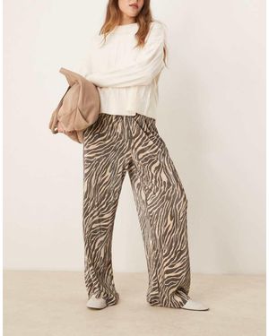 Jdy Plisse Trousers - Natural