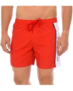 Supreme Mid-Length Boxer Swimsuit Cm-30056-Bp - Red