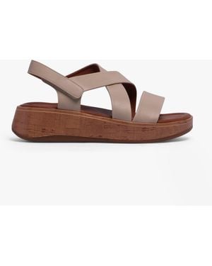 Heavenly Feet Harper Sandals Nude - Brown