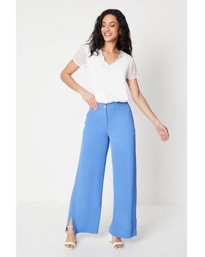 PRINCIPLES Super Wide Leg Trouser - Blue